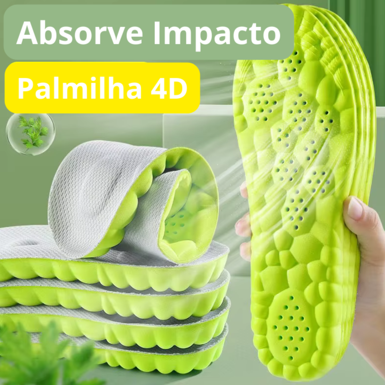 Palmilha Ortopédica 4D - UltraConfort [ Anti Impacto ]